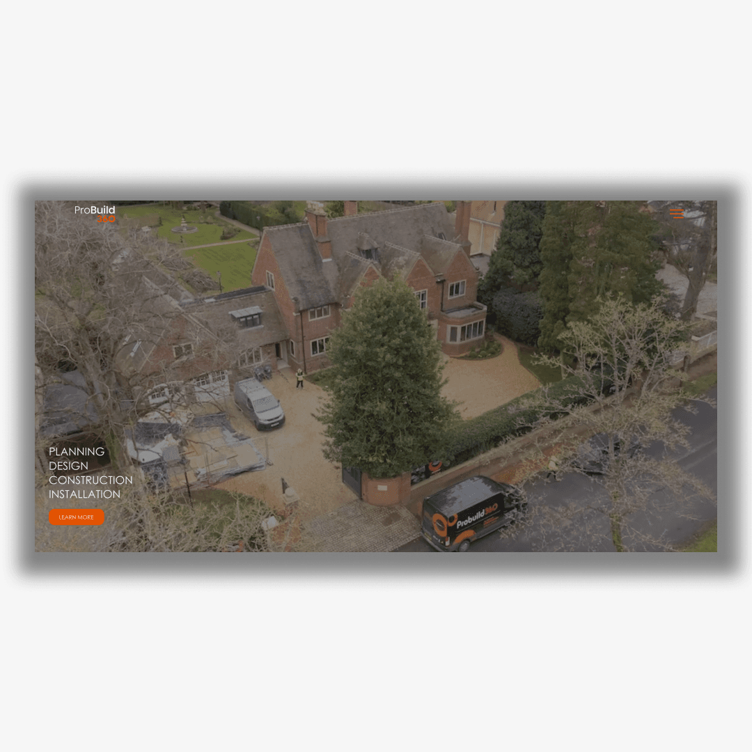 ProBuild 360 - Website Rebuild