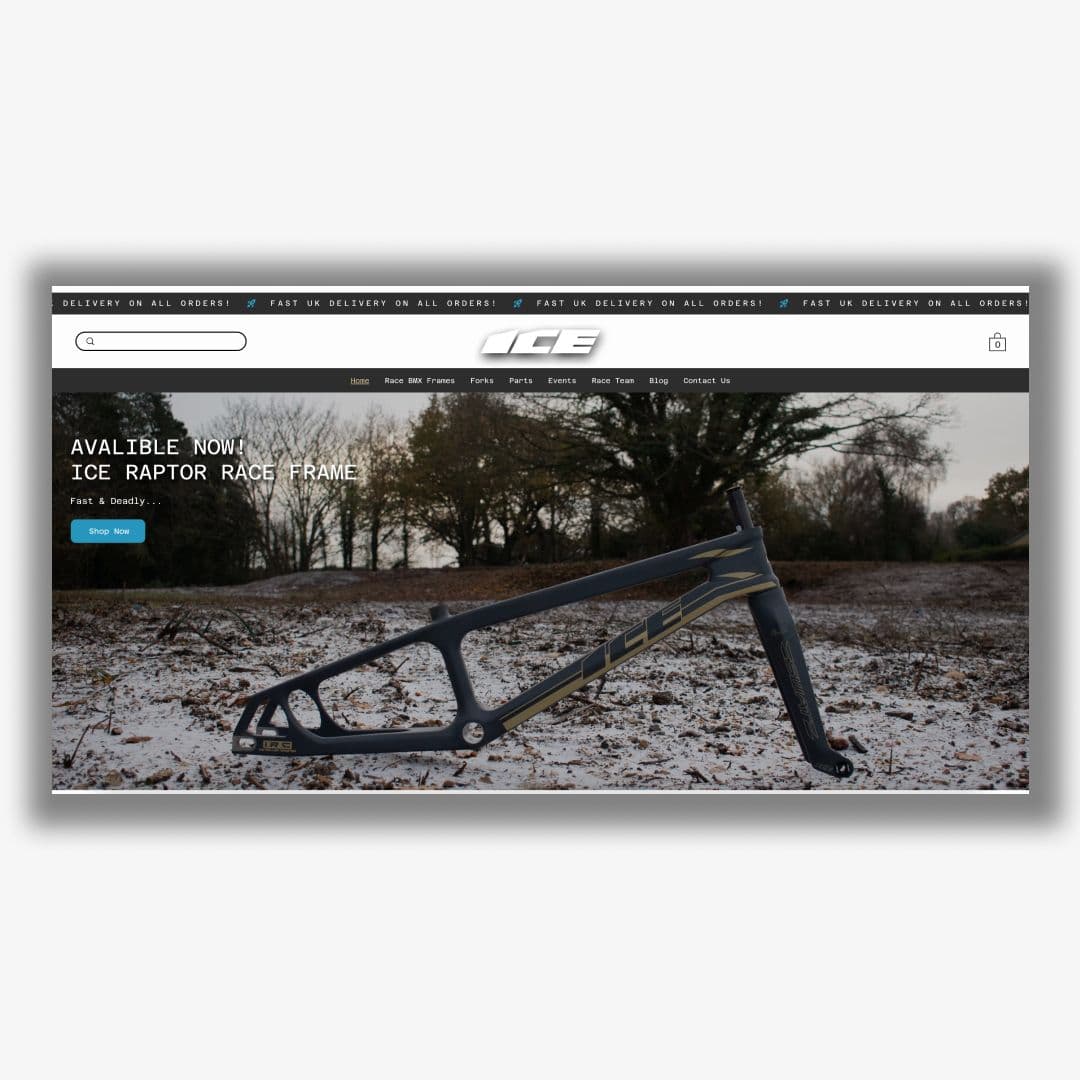 ICE Bikes UK - Website Build